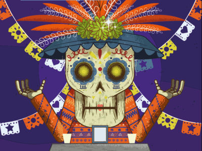 Catrina, representando el dia de Muertos